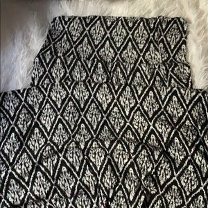 Geometric maxi skirt